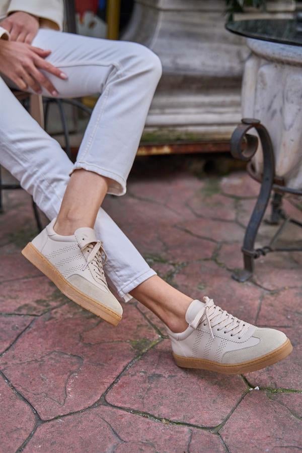 Deportivas beige