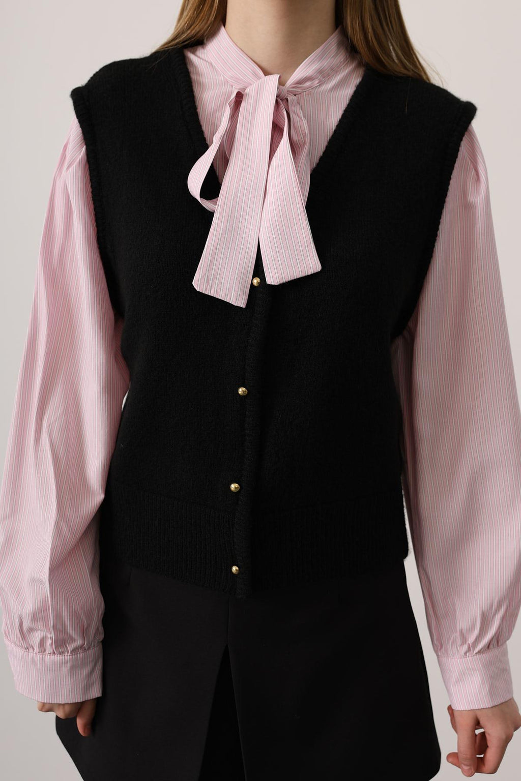Camisa Lazo Rosa con Chaleco