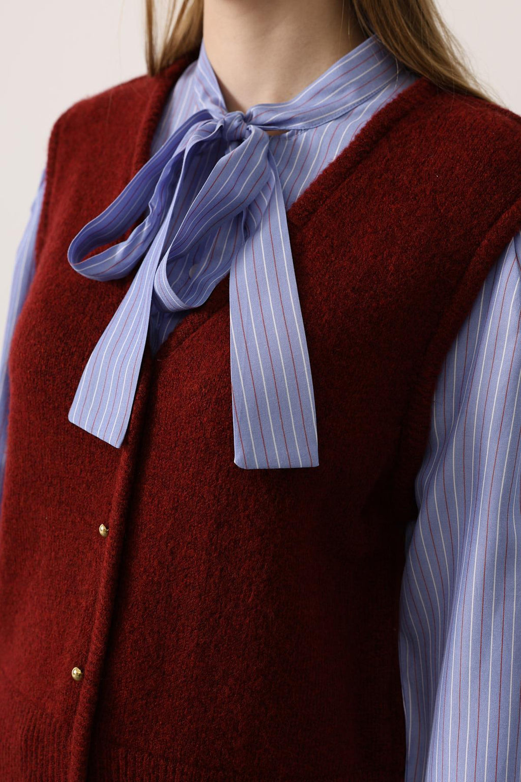 Camisa Lazo Azul con Chaleco