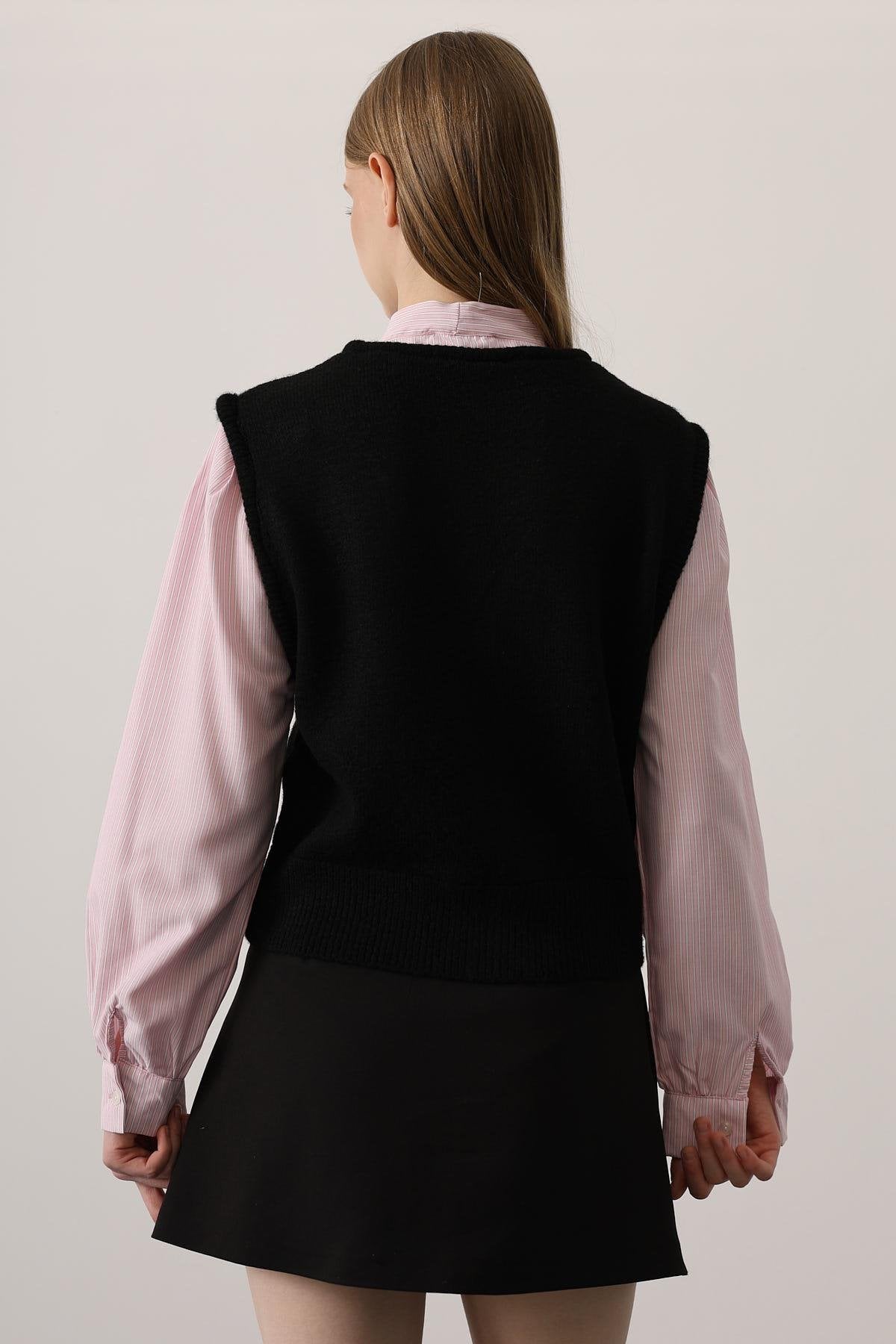 Camisa Lazo Rosa con Chaleco