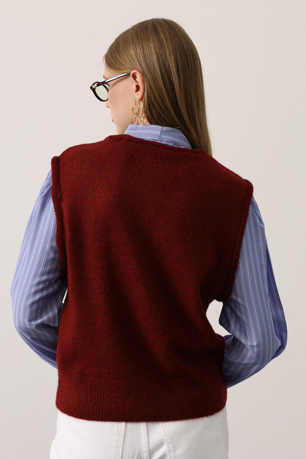 Camisa Lazo Azul con Chaleco