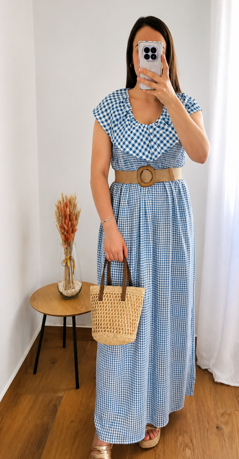 Vestido Vichy Verde