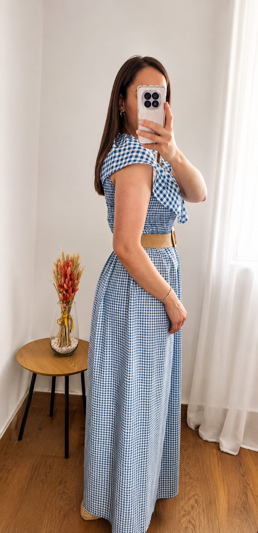 Vestido Vichy Verde