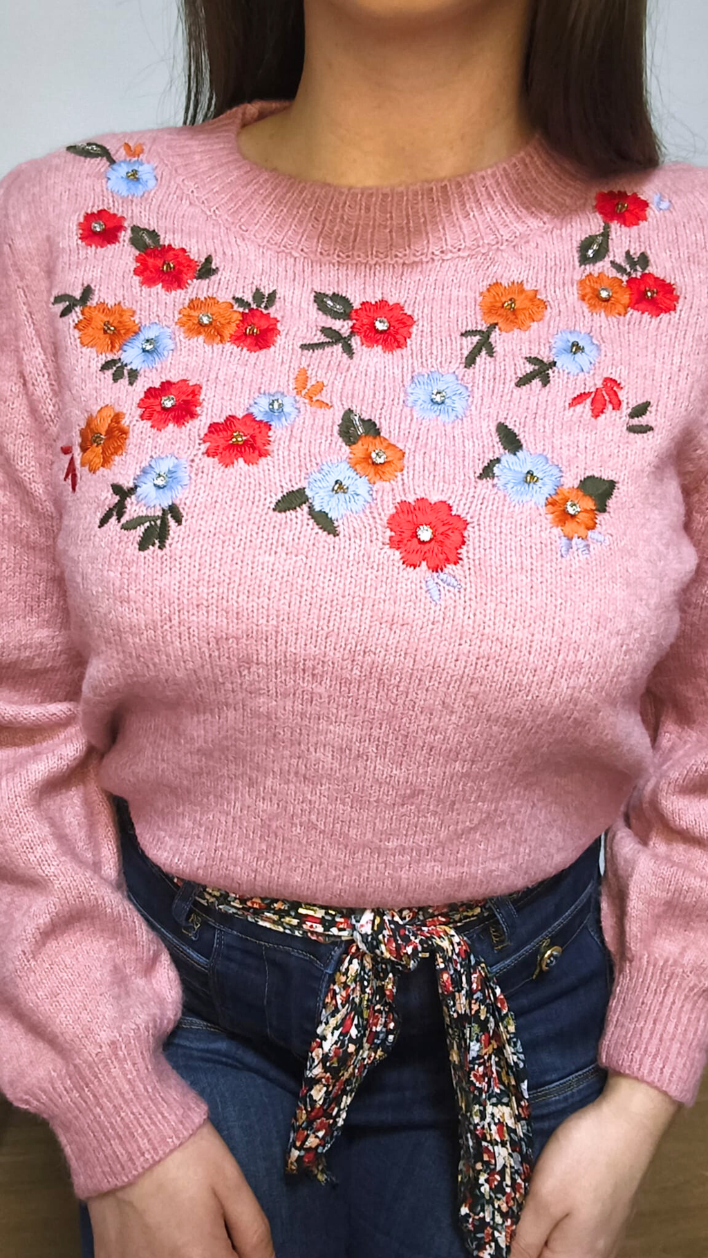 Jersey Rosa de Flores