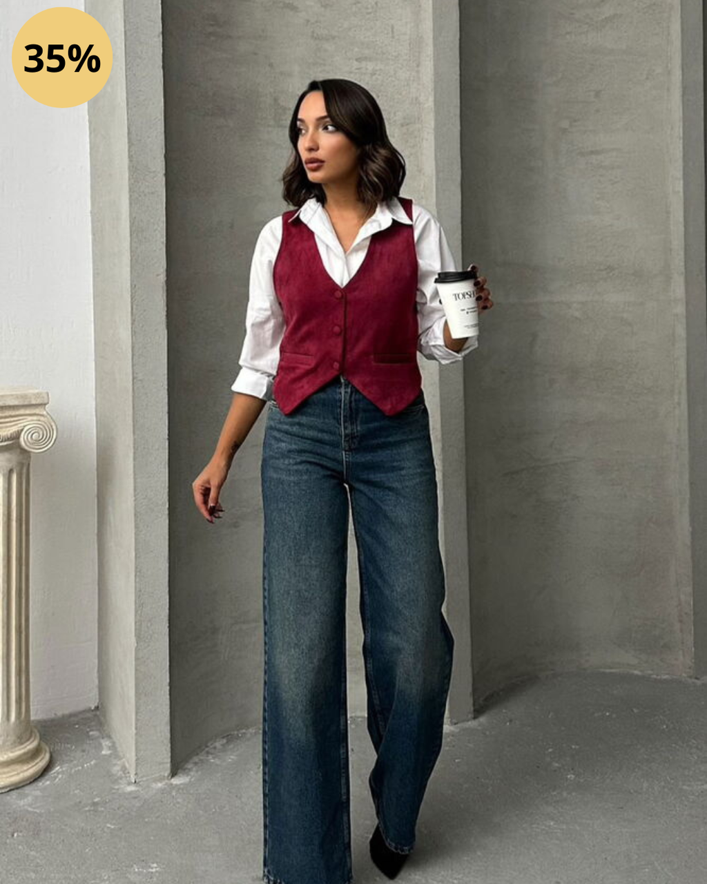 Chaleco Ante Granate