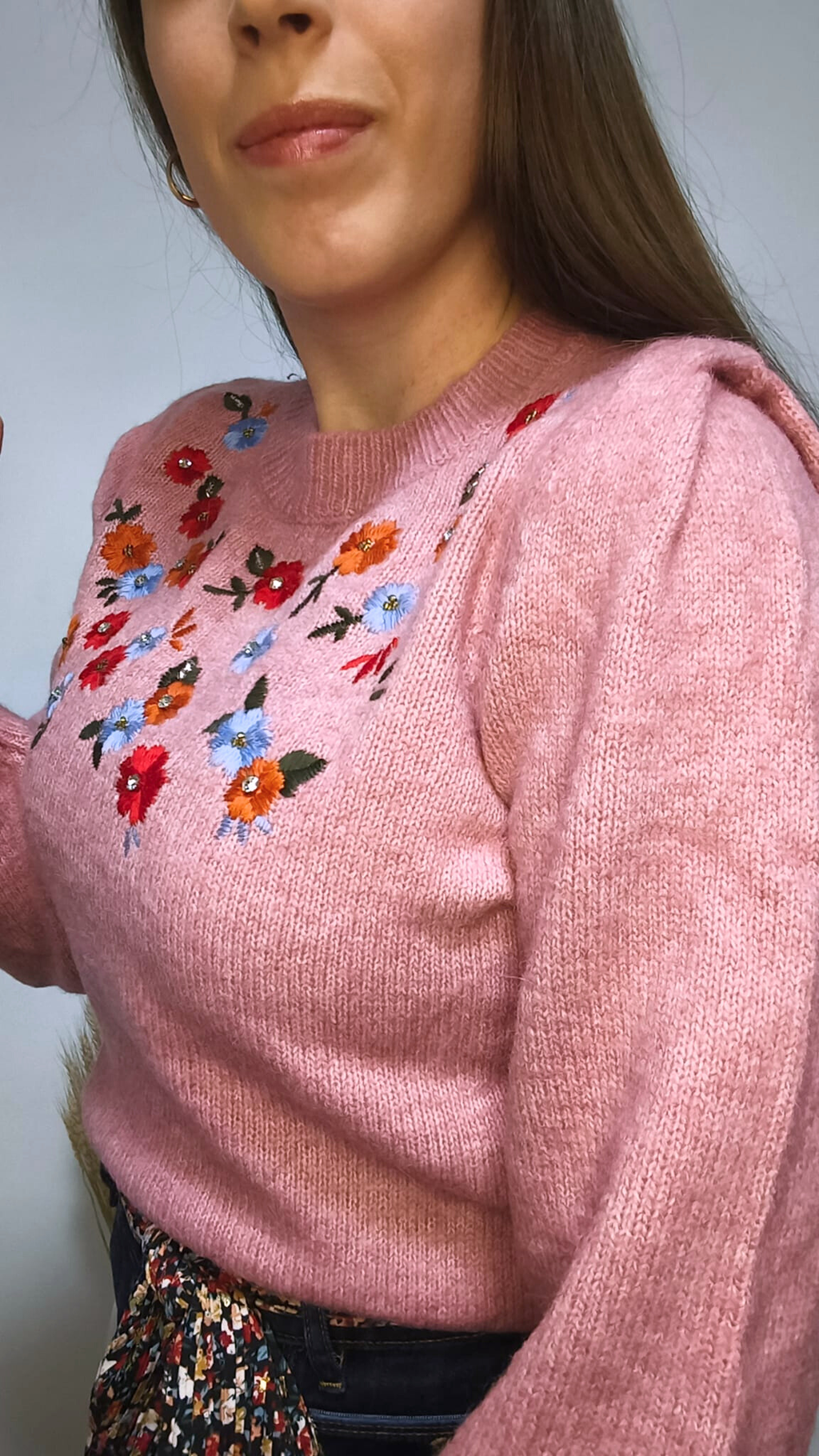 Jersey Rosa de Flores