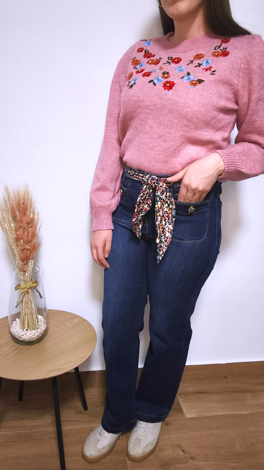 Jersey Rosa de Flores