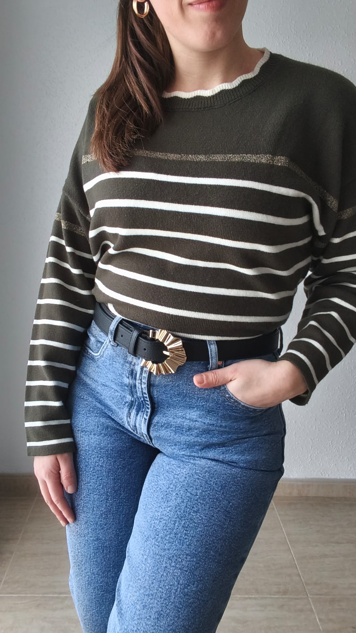 Jersey de Rayas Verde