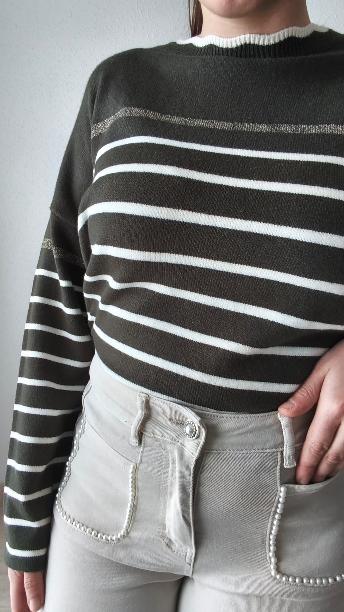 Jersey de Rayas Verde