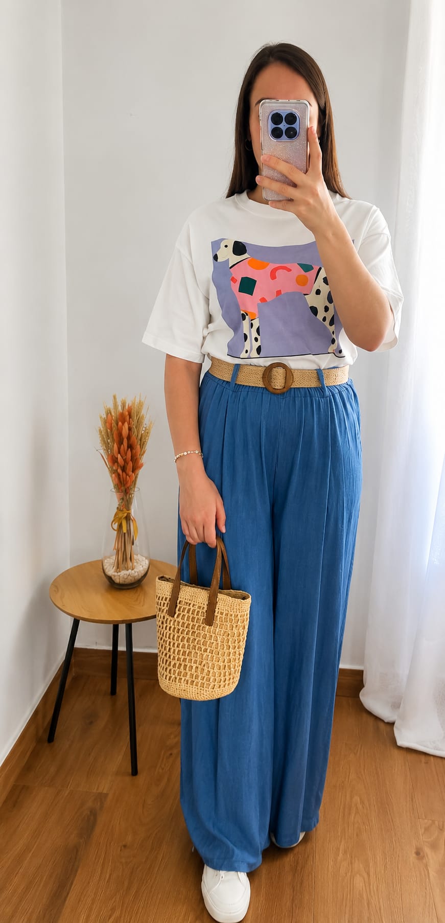 Pantalón Fluido Azul