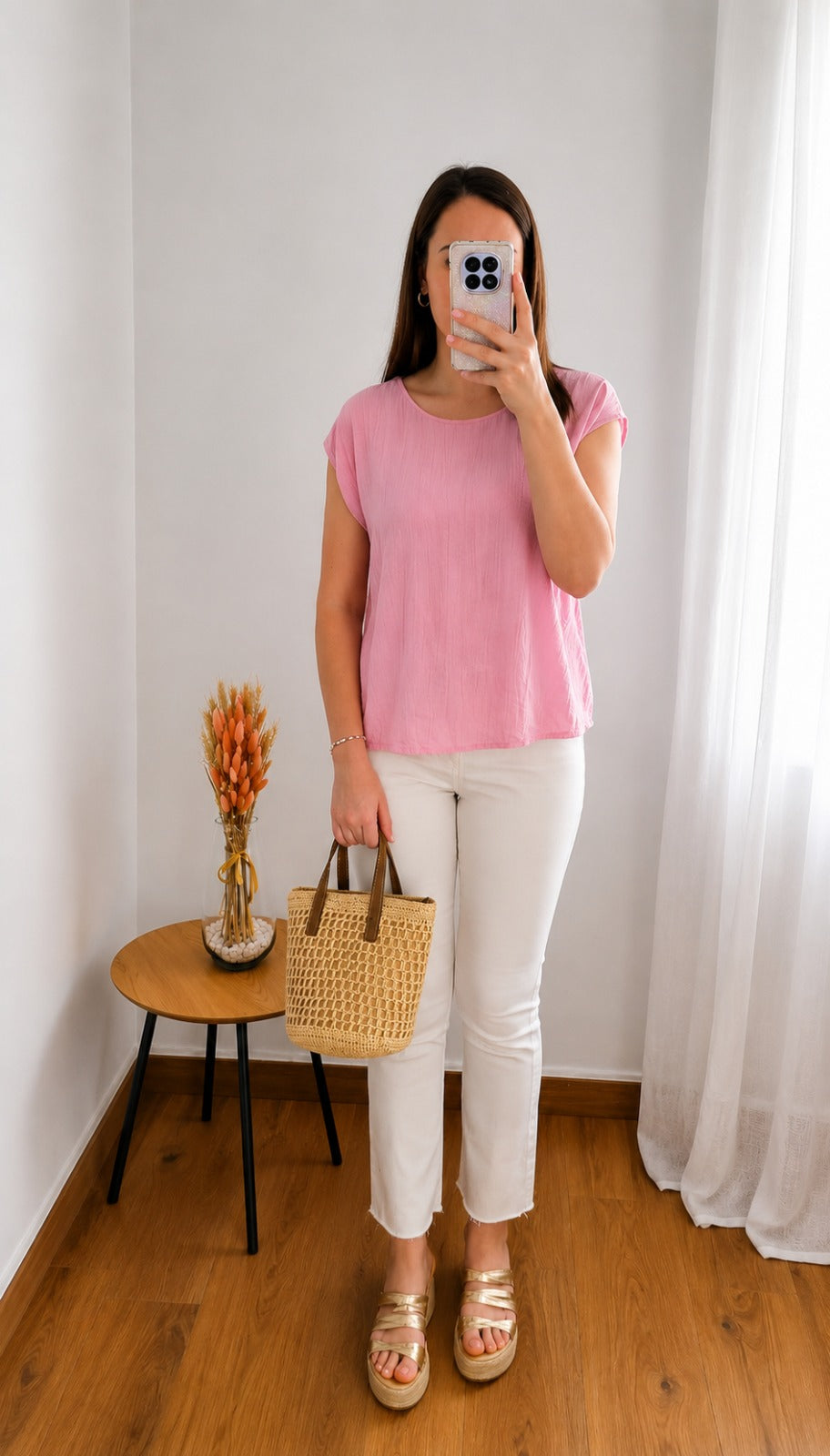 Blusa Lazo Rosa